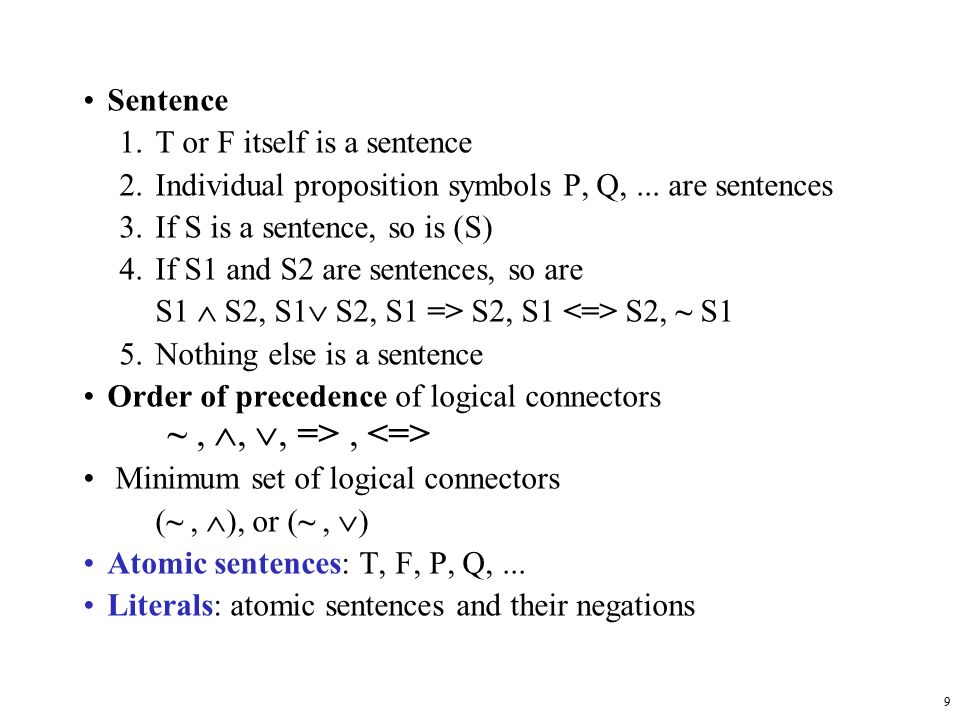Logical Agents Chapter 7 Andreas Geyer Schulz And Chuck Dyer Ppt Download