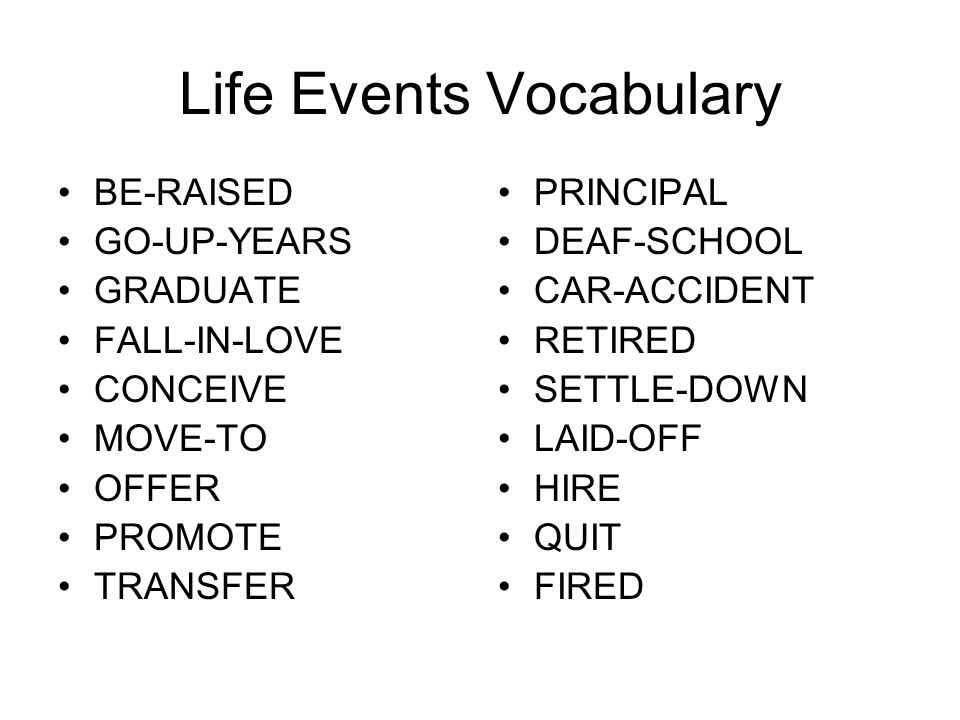 Important life. Events Vocabulary. Life events. Life's event Vocabulary Worksheets. English Vocabulary Life events.