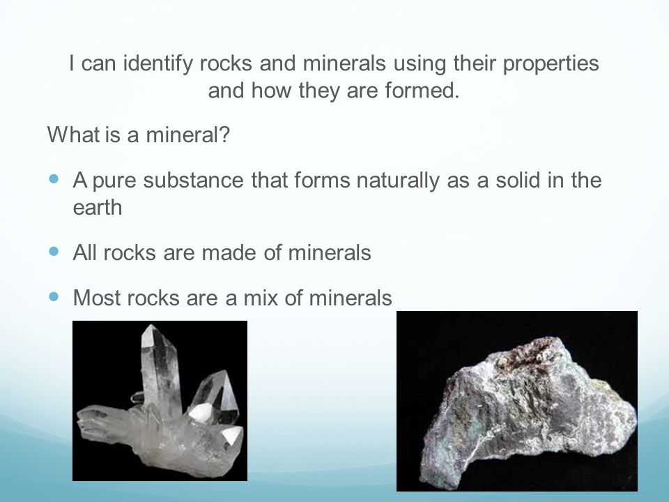 What are minerals for Class 7?
