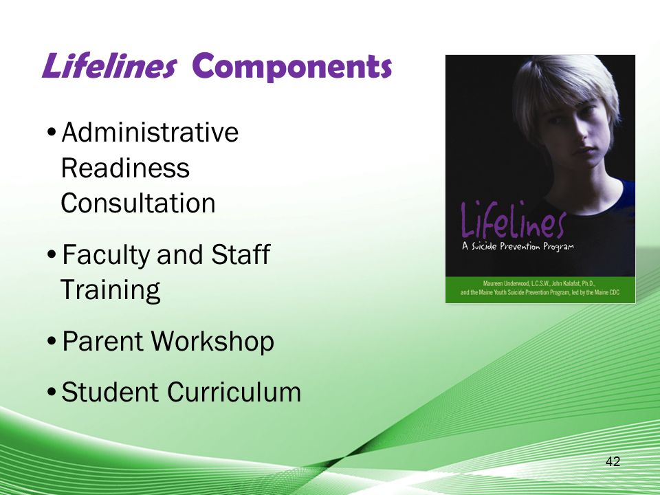 Lifelines Components Administrative Readiness Consultation