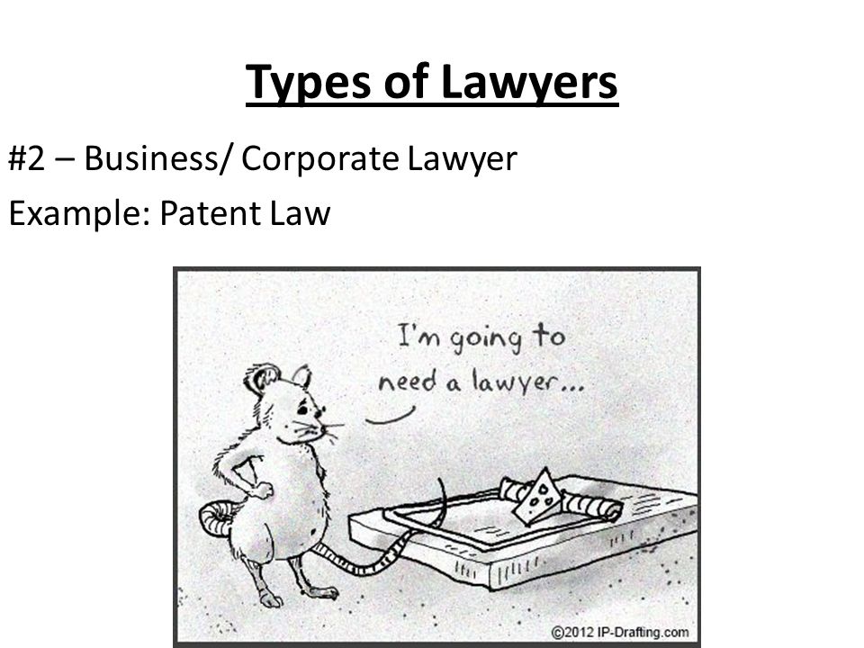 Types of Lawyers #2 – Business/ Corporate Lawyer Example: Patent Law