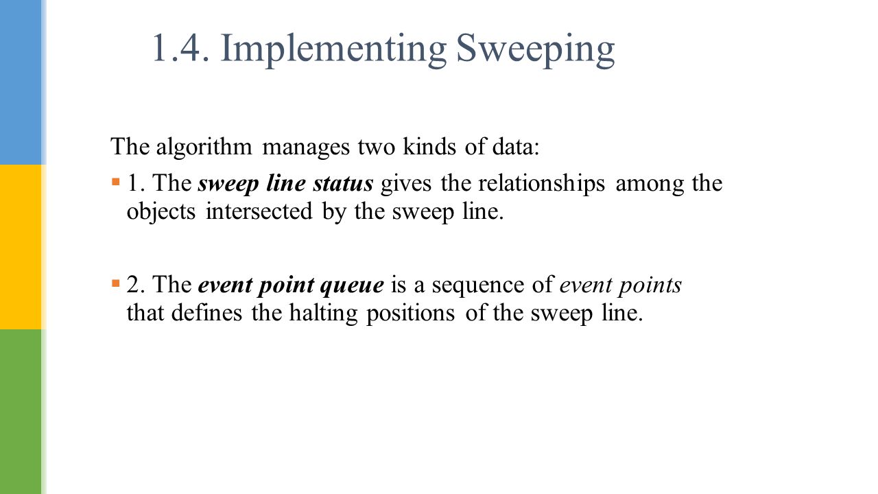 1.4. Implementing Sweeping