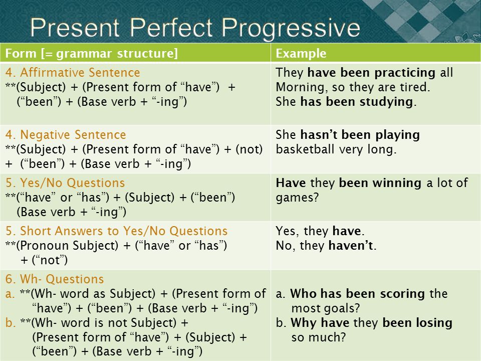 Make sentences using present perfect continuous. Present perfect simple structure. Правило present perfect Progressive. Презент Перфект Перфект. Present perfect Progressive вопросы.
