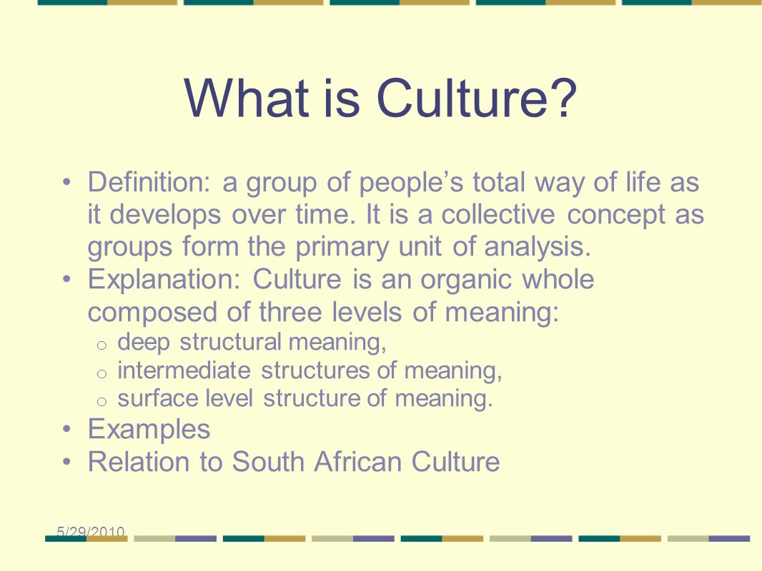 examples of african culture