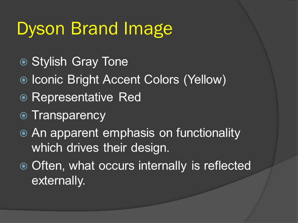Dyson Brand Identity Eliminating Additional Costs - ppt video online  download