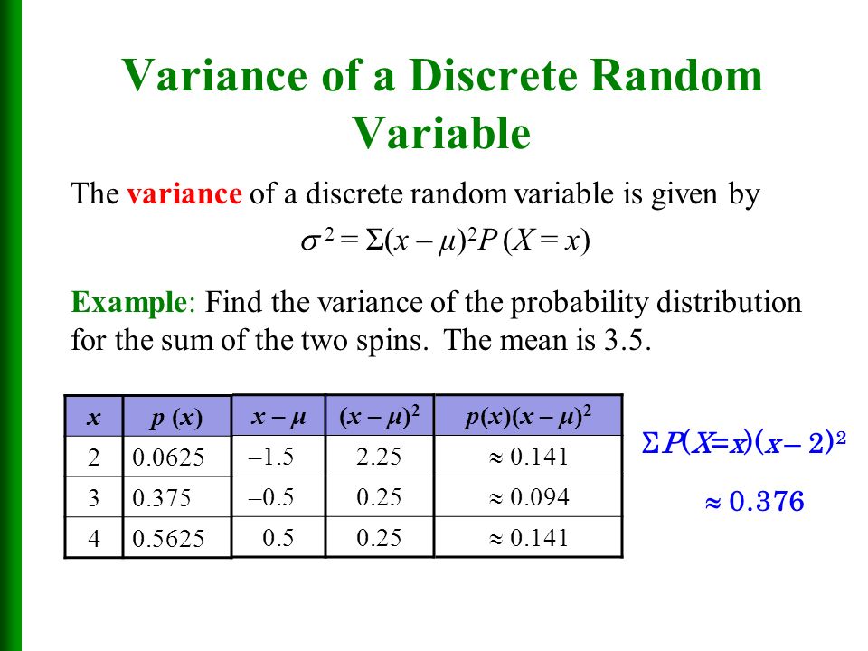 Chapter 5 Discrete Random Variables Probability Distributions Ppt Video Online Download