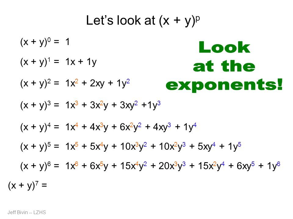 Binomial Expansion And More Ppt Download