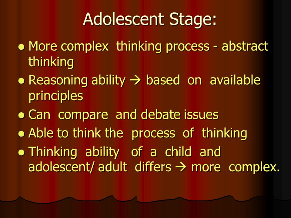 Cognitive Development In Adolescent Ppt Video Online Download