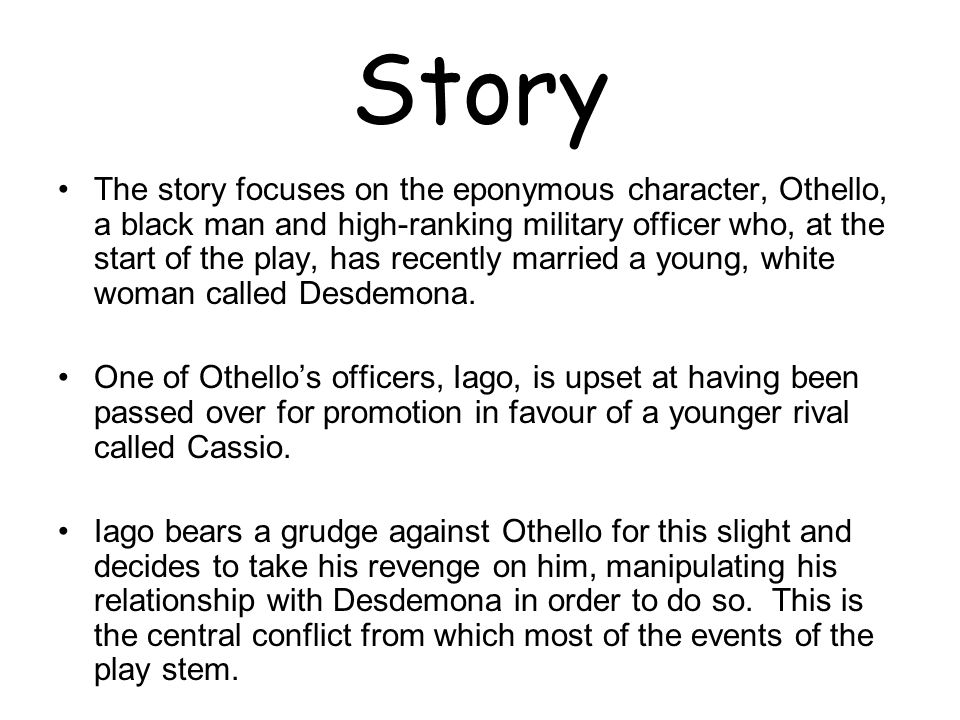 the tragedy of othello the moor of venice summary