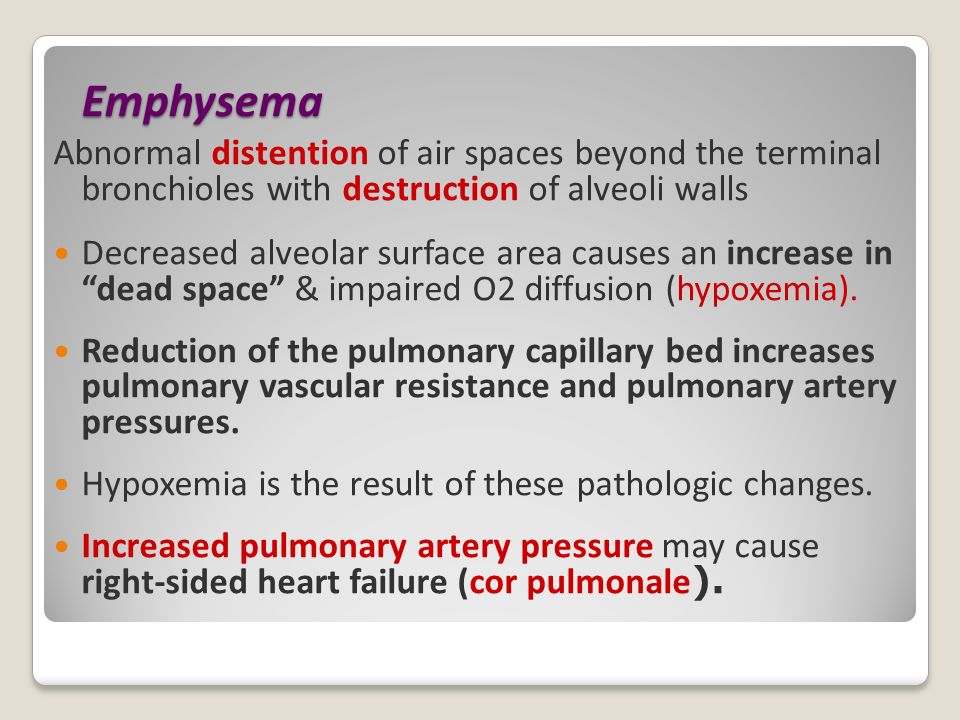 Pulmonary Embolism And Copd Ppt Video Online Download