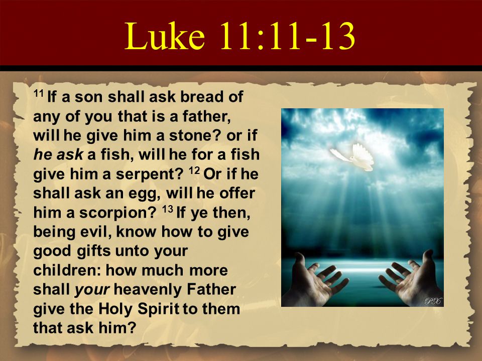 Luke 11:11-13