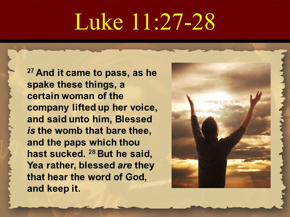 Luke 11:27-28