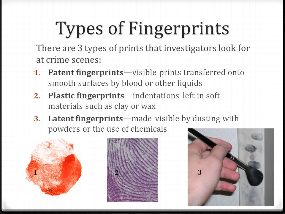 Plastic Fingerprints