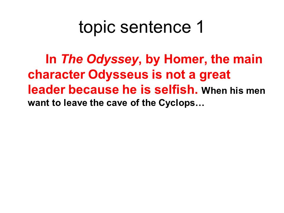 who was the main character in the odyssey