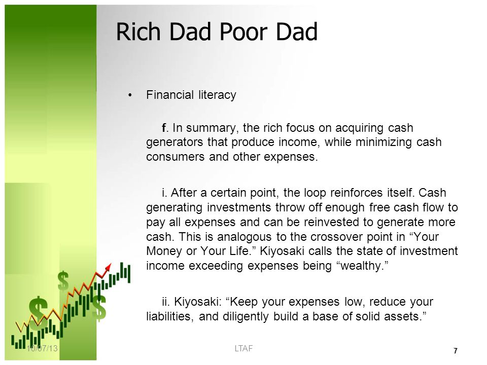 Rich dad poor dad summary