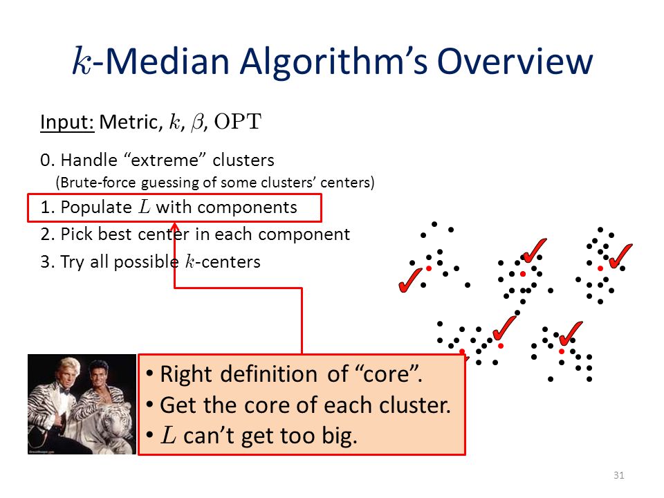 Stability Yields a PTAS for k-Median and k-Means Clustering - ppt video  online download