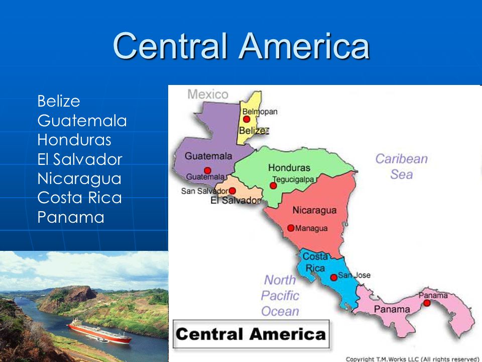 Central America and The - ppt download