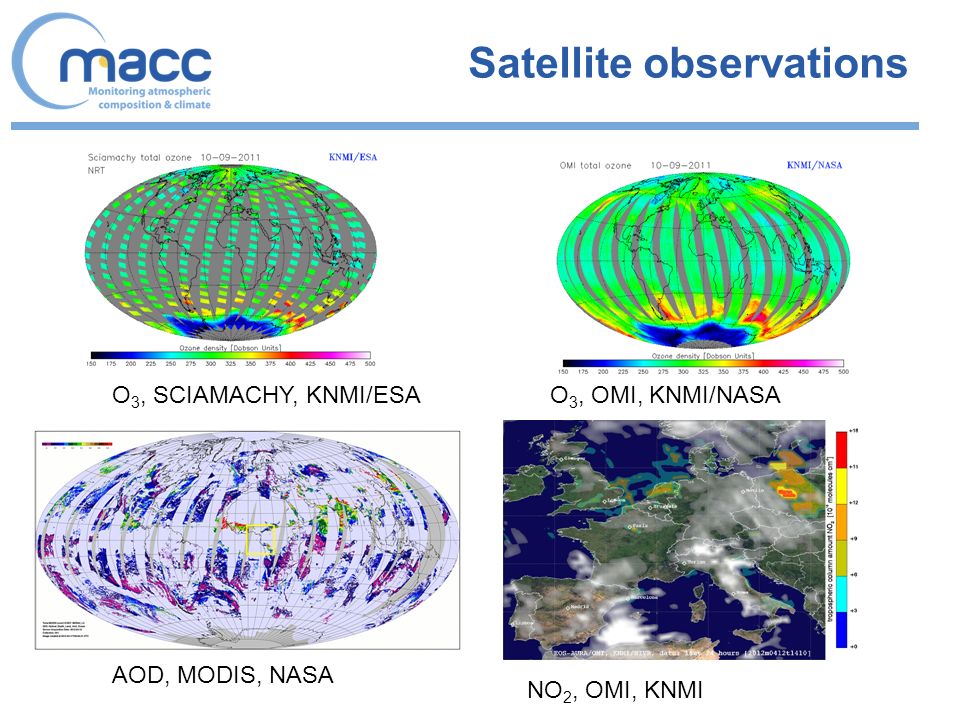 Satellite observations