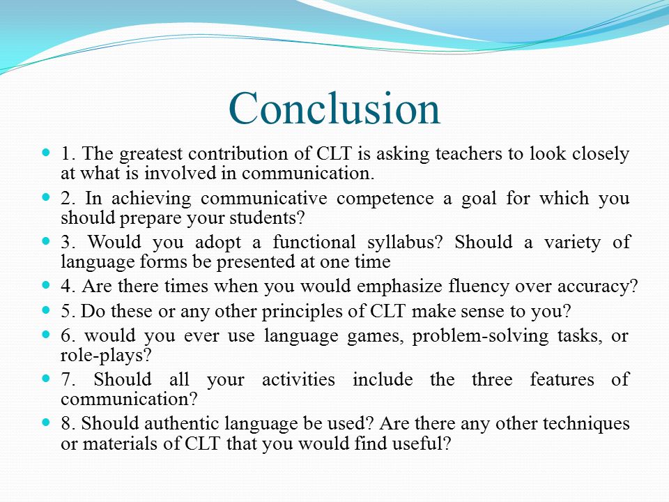 3. Games and Role Plays - Communicative Language Teaching