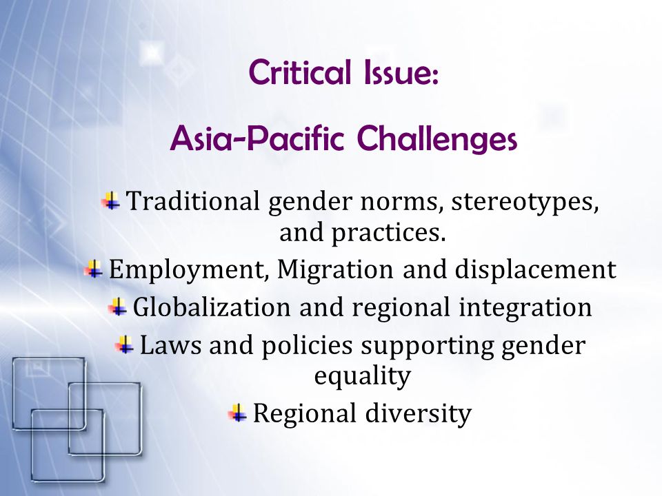 Asia-Pacific Challenges