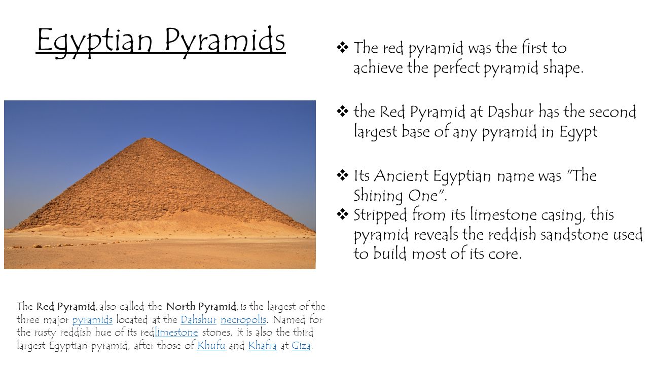 In pyramids egypt of names Egyptian Pyramids