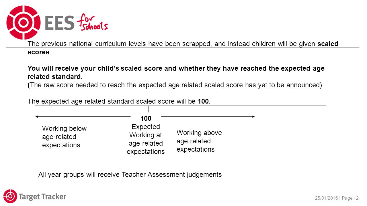 The previous national curriculum levels have been scrapped, and instead children will be given scaled scores.
