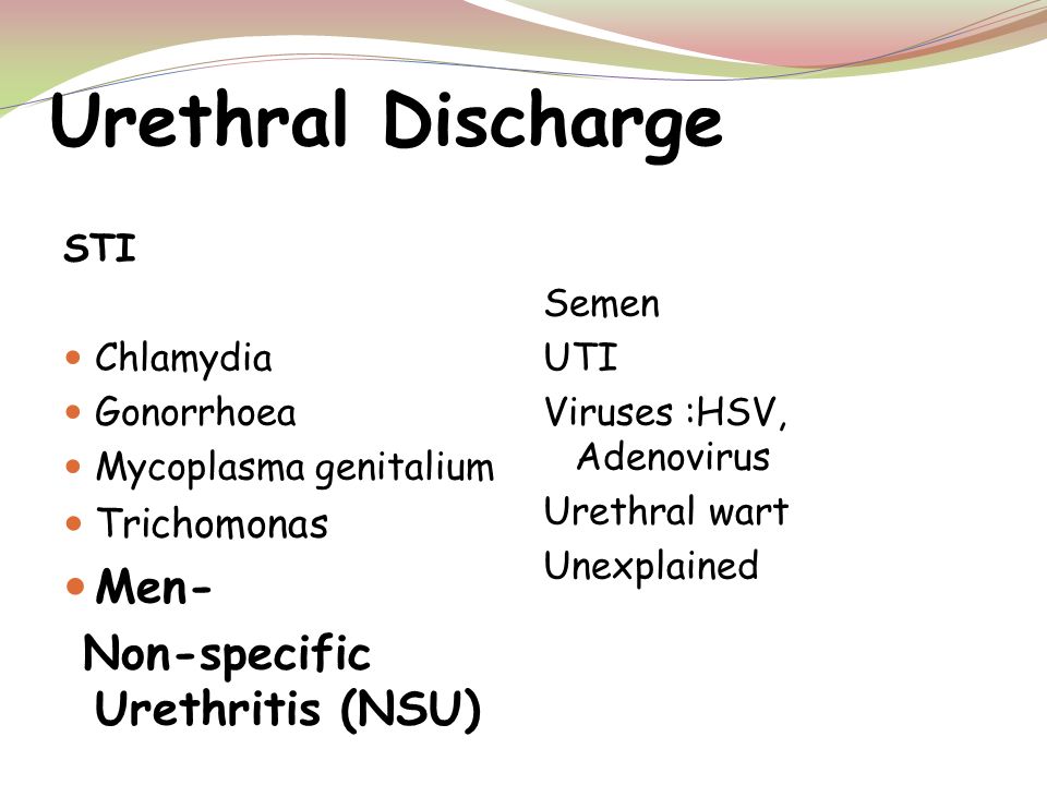 non infectious urethritis