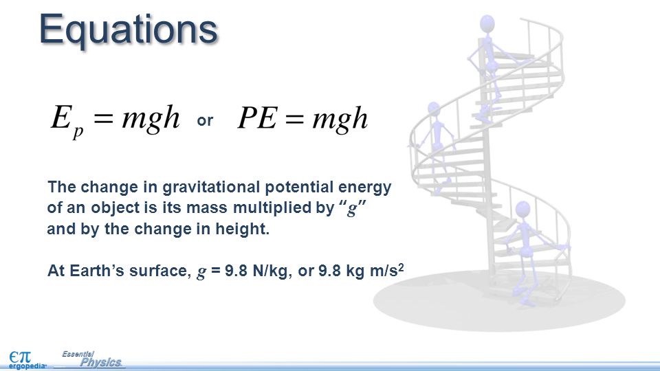Unit energy gravitational potential Gravitational Potential