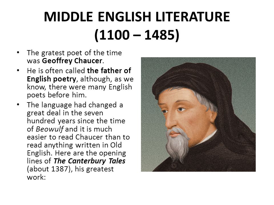 Middle english