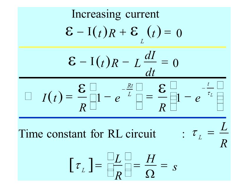 Lesson 10 Calculation Of Inductance Lr Circuits Ppt Video Online Download