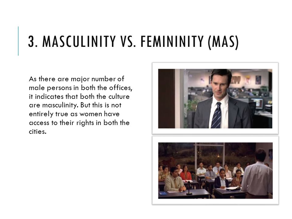 Vs femininity masculinity Masculine vs