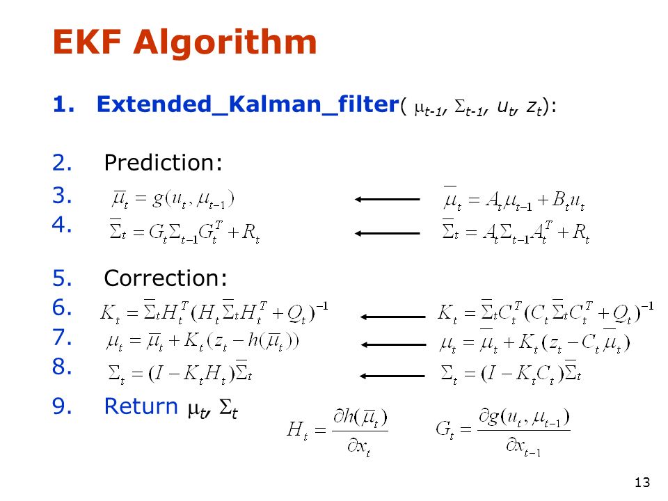 Extended Kalman Filter - ppt video online download