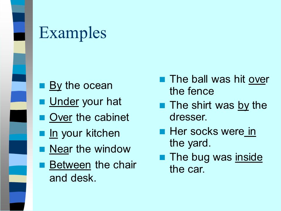 Using Prepositions Words That Link A Noun Or A Pronoun To Another