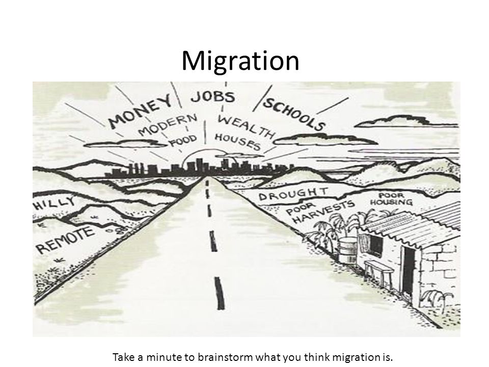 human migration cartoon