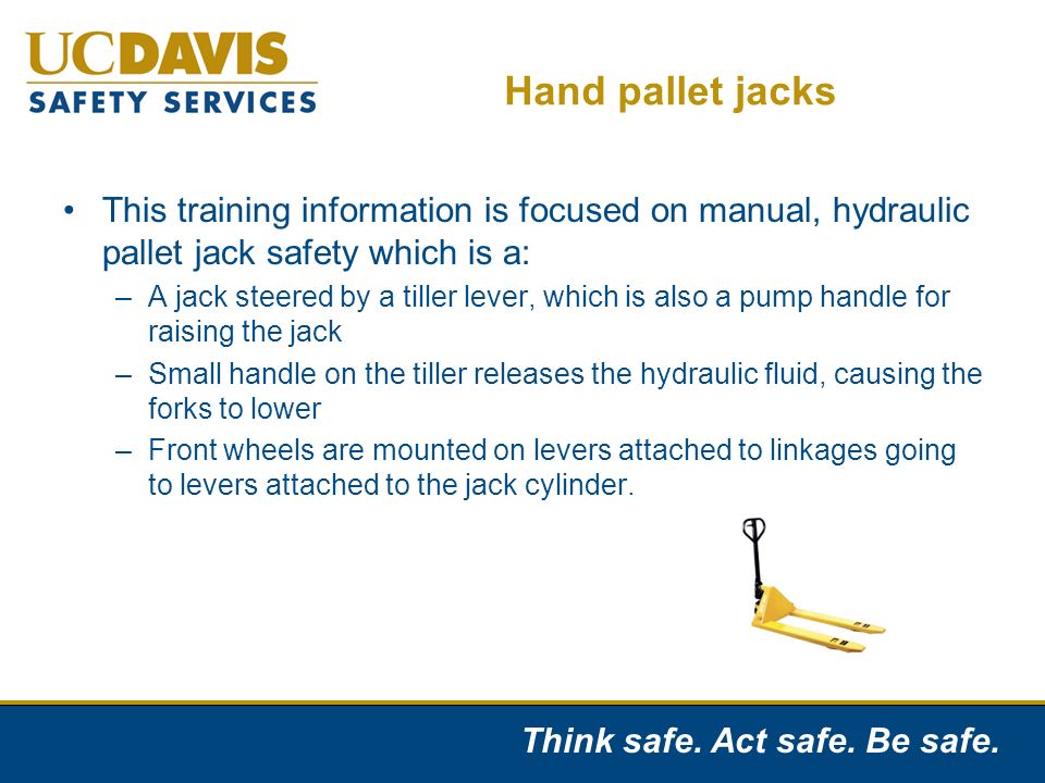 Manual Pallet Jack Safety Ppt Video Online Download