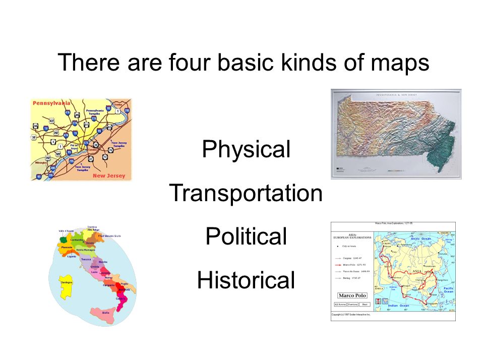 What Are The 4 Types Of Maps Kinds Of Maps. - Ppt Download