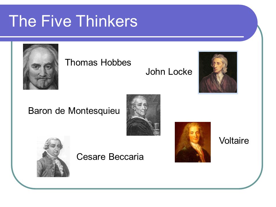 The Enlightenment Thinkers - ppt download
