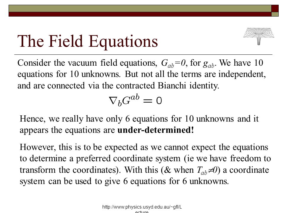 The Field Equations