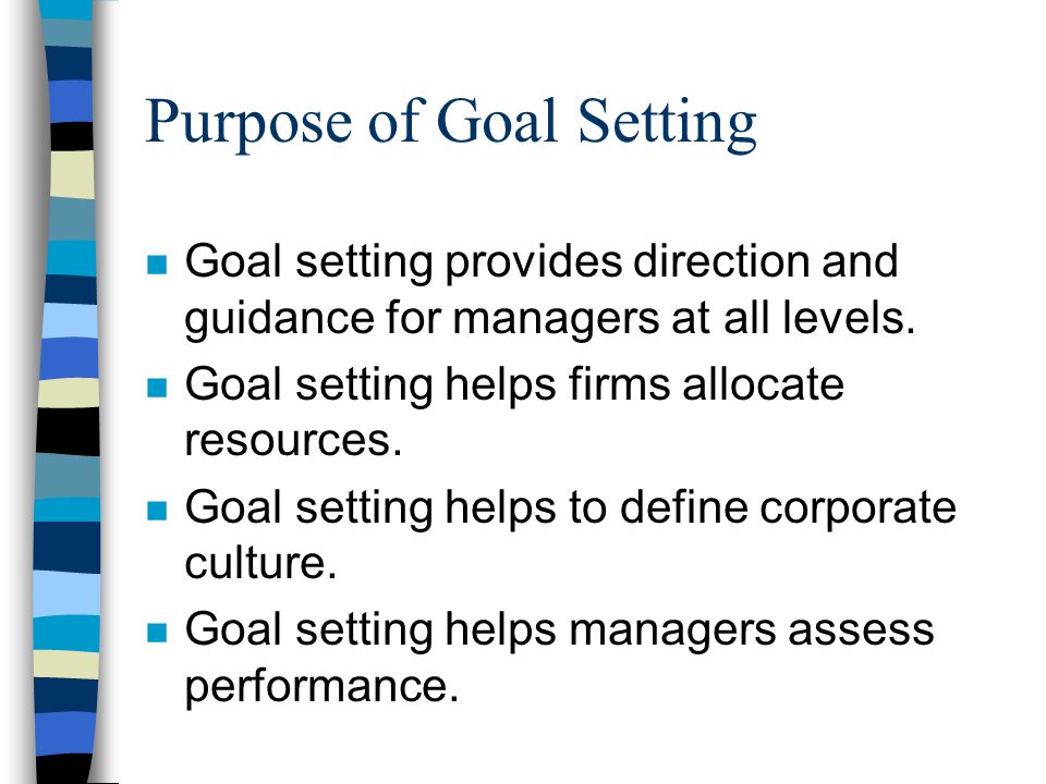 Goal Setting. - ppt download