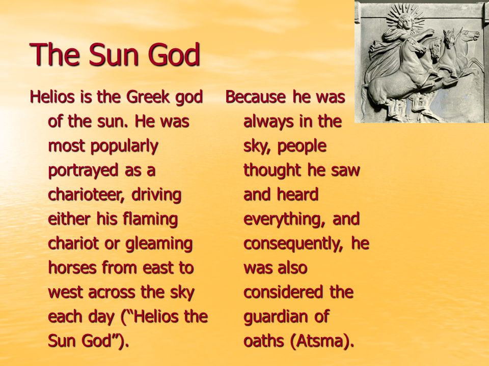 helios greek mythology story