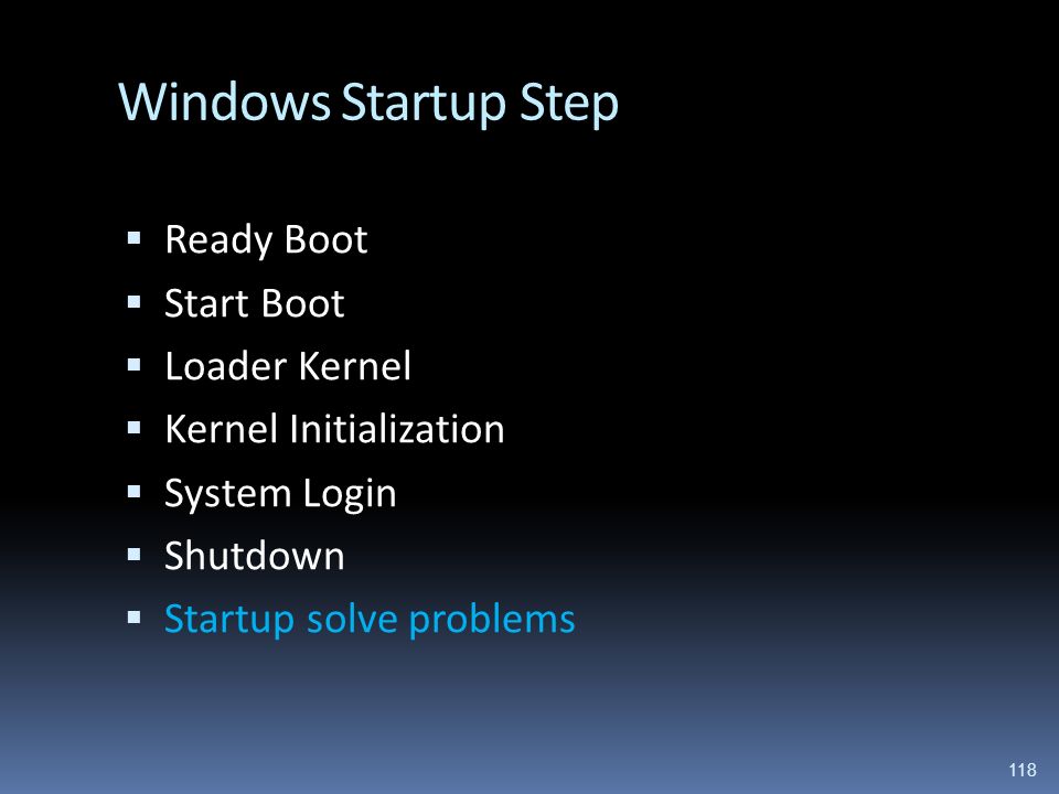 Windows Startup and Shutdown - ppt download