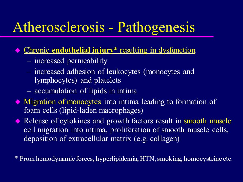 Pathology of Atherosclerosis - ppt video online download