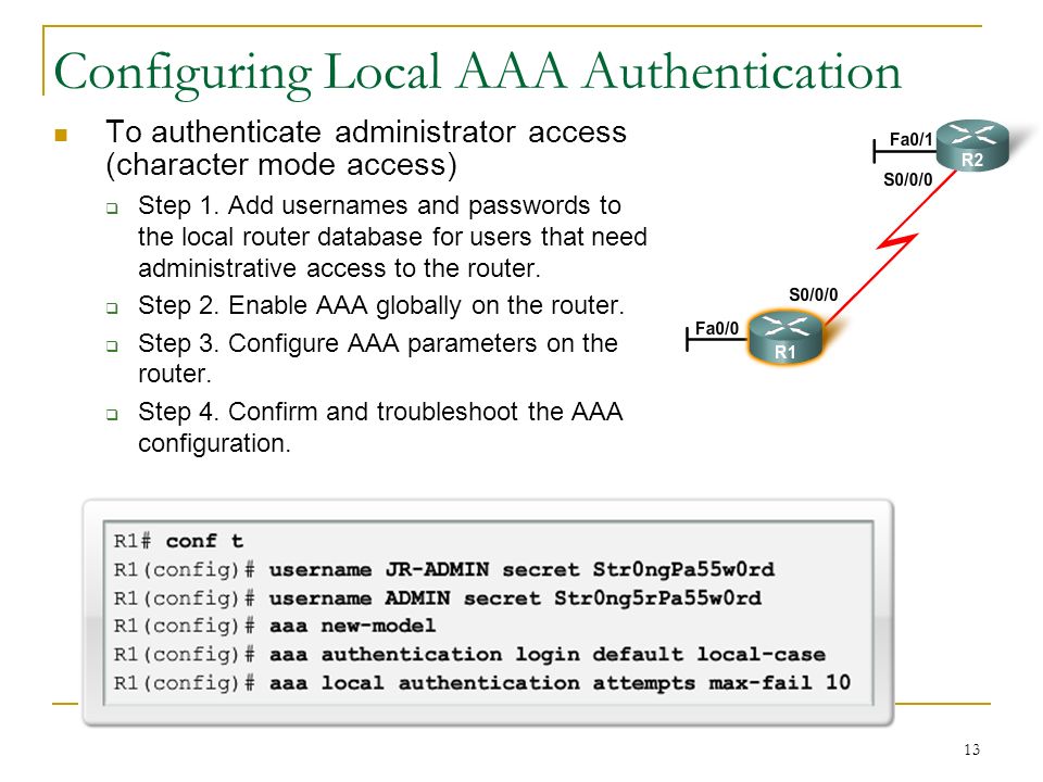 Access Control Authentication, Authorization, and Accounting - ppt video  online download