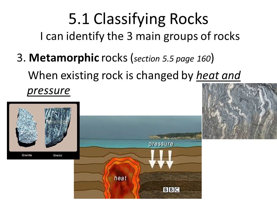 Section 3: Classifying Rocks
