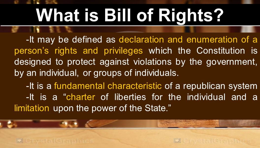 what is the importance of the bill of rights