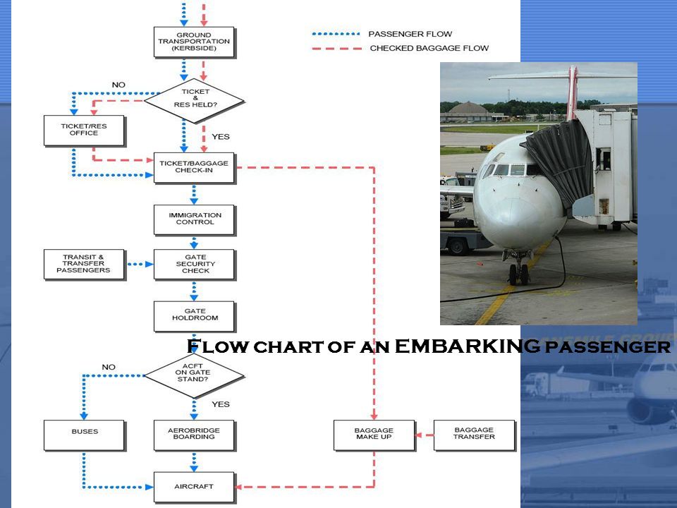Airport Passenger Flow Chart
