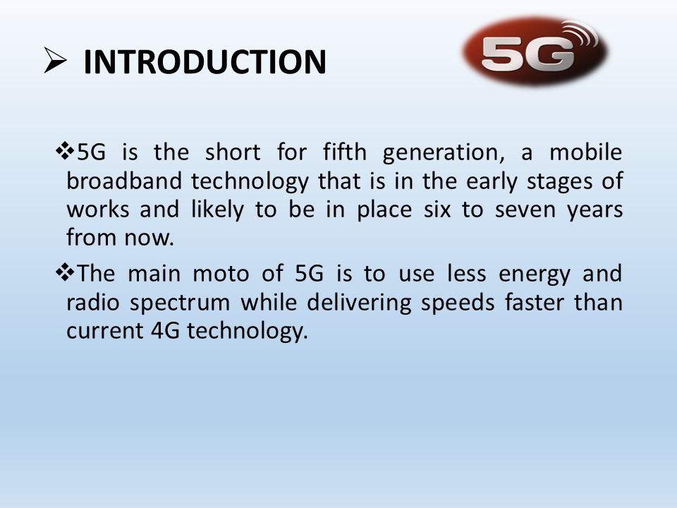 5g Wire Less System Ppt