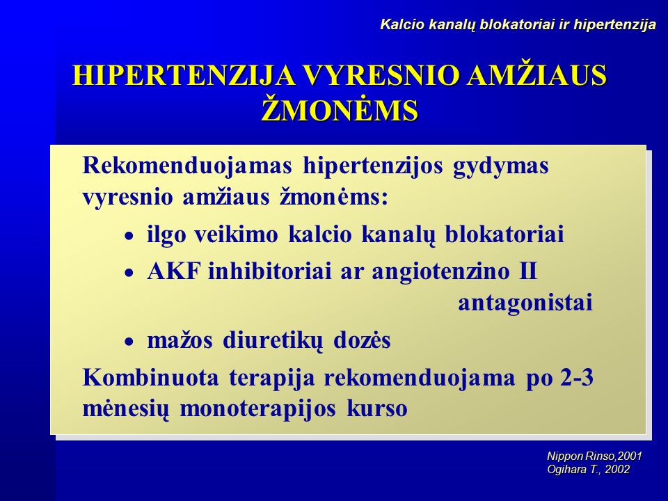 angiotenzino receptorių blokatoriai hipertenzijai gydyti)
