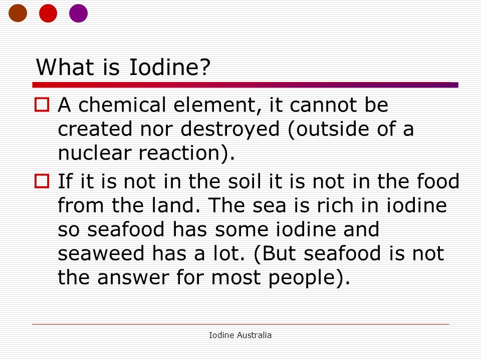 define iodine