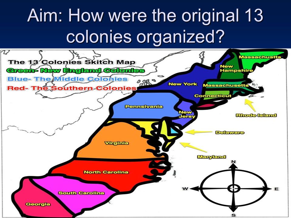 what were the 13 colonies